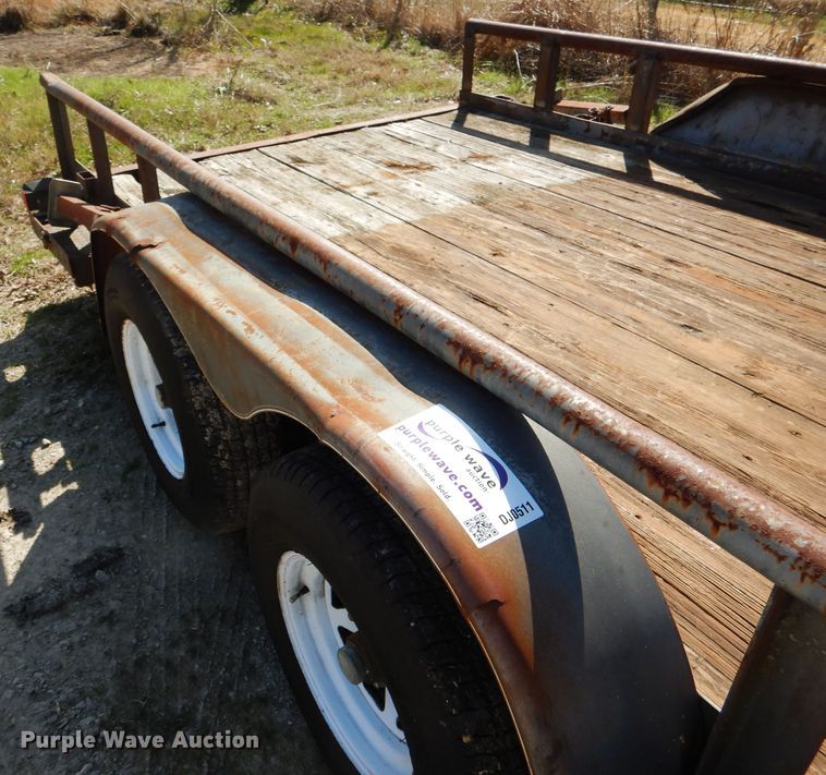 image for item DJ0511 1998 Big Tex Z10PI equipment trailer