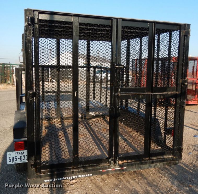 image for item DJ7249 2017 Texas Bragg  utility trailer