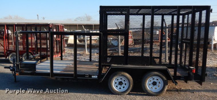 image for item DJ7249 2017 Texas Bragg  utility trailer