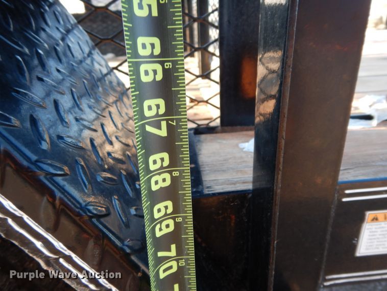 image for item DJ7249 2017 Texas Bragg  utility trailer