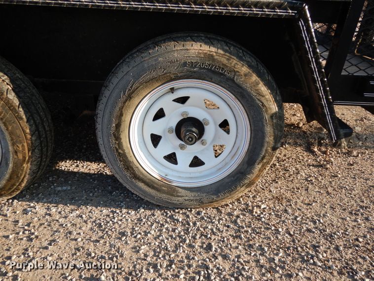 image for item DJ7249 2017 Texas Bragg  utility trailer