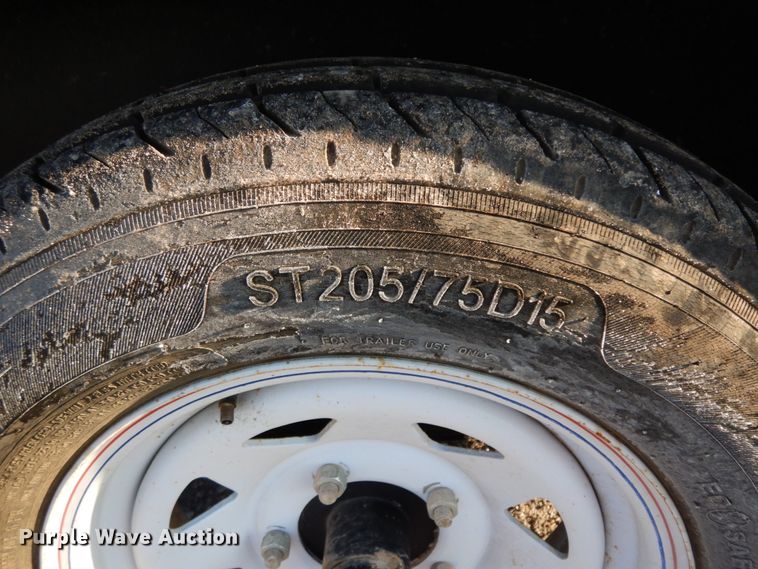 image for item DJ7249 2017 Texas Bragg  utility trailer