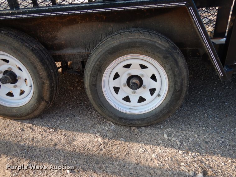 image for item DJ7249 2017 Texas Bragg  utility trailer