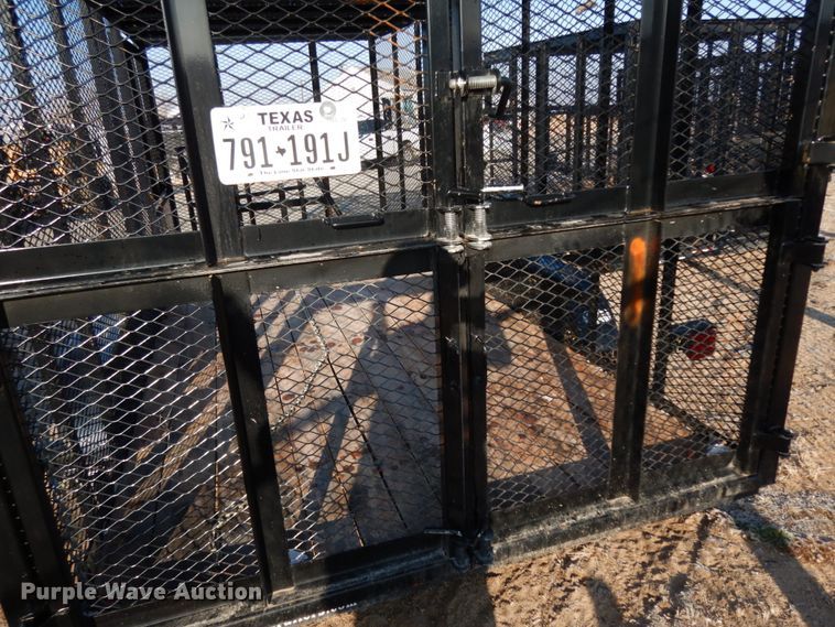 image for item DJ7251 2018 Texas Bragg utility trailer