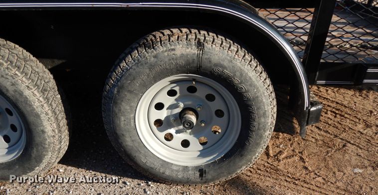 image for item DJ7251 2018 Texas Bragg utility trailer