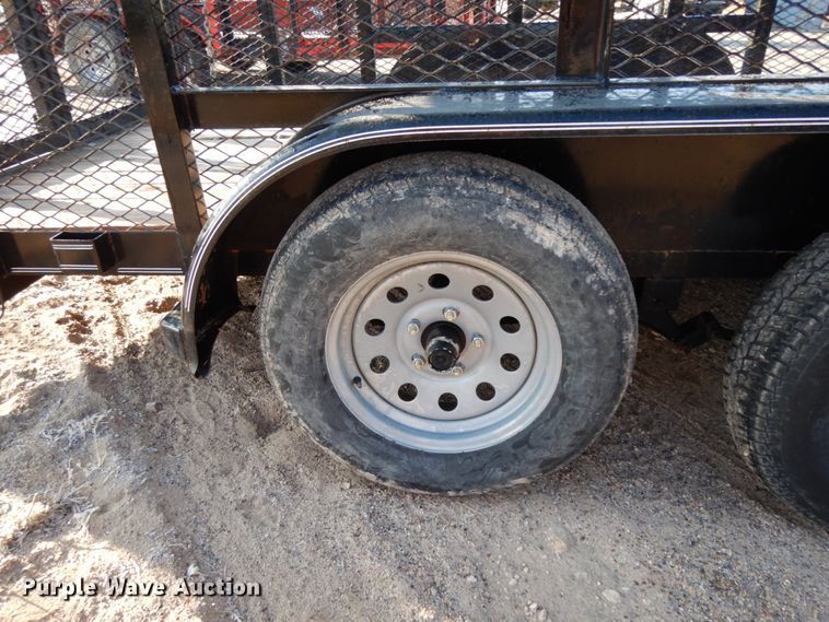 image for item DJ7251 2018 Texas Bragg utility trailer