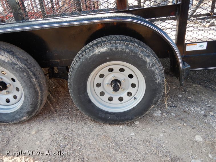 image for item DJ7251 2018 Texas Bragg utility trailer