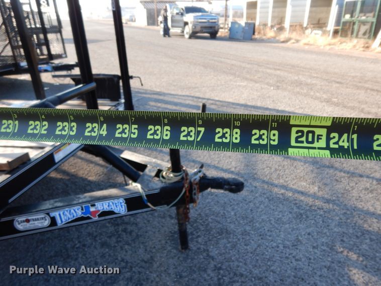 image for item DJ7252 2017 Texas Bragg utility trailer