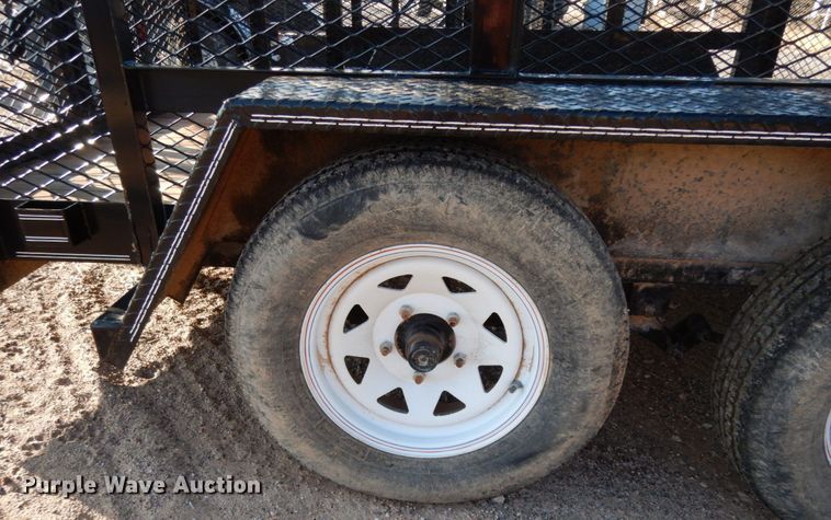 image for item DJ7252 2017 Texas Bragg utility trailer