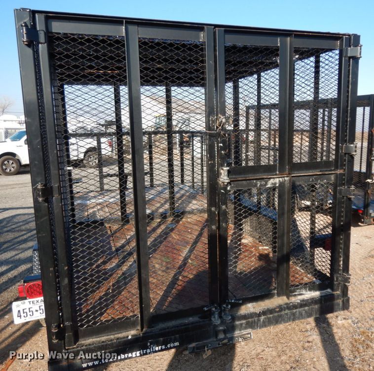 image for item DJ7253 2017 Texas Bragg utility trailer