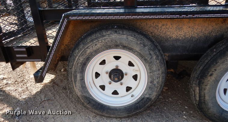 image for item DJ7253 2017 Texas Bragg utility trailer