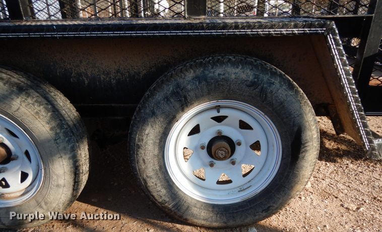 image for item DJ7253 2017 Texas Bragg utility trailer