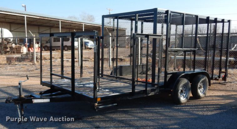 image for item DJ7254 2019 C&M utility trailer
