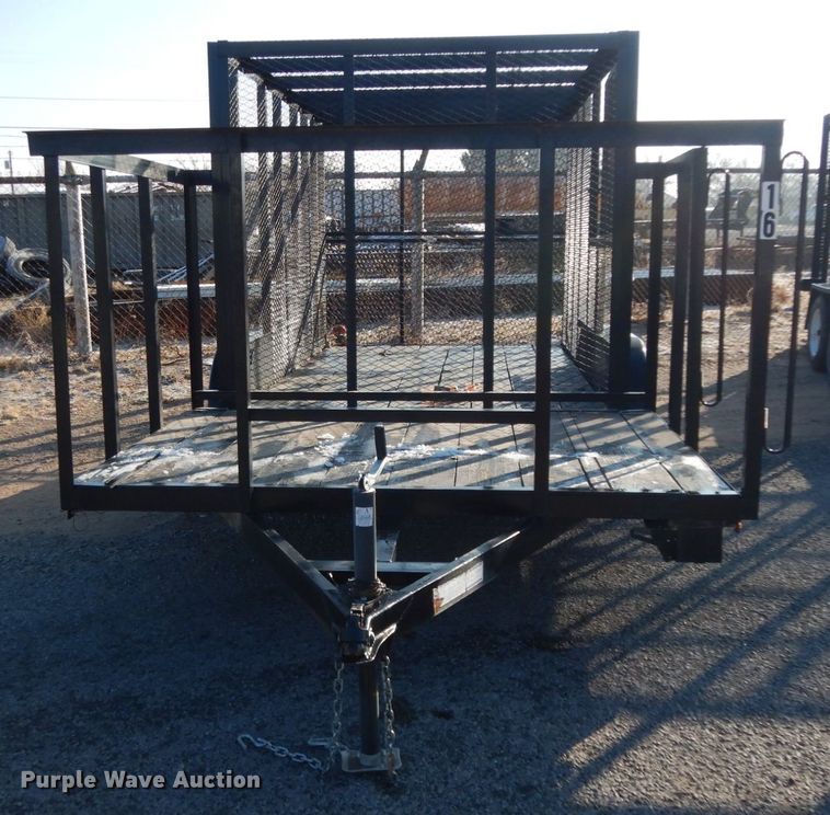 image for item DJ7254 2019 C&M utility trailer