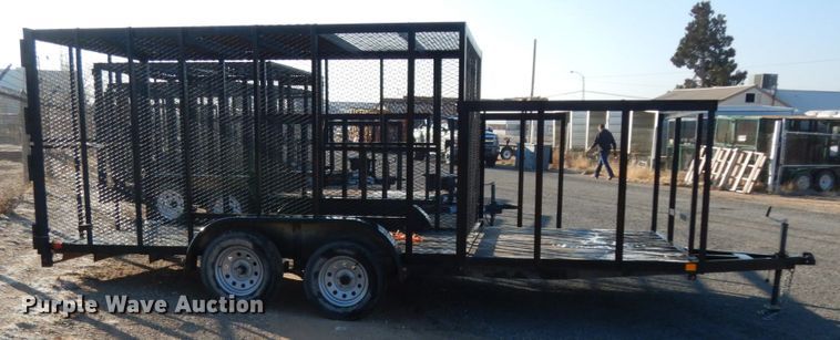 image for item DJ7254 2019 C&M utility trailer