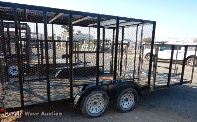 image for item DJ7254 2019 C&M utility trailer