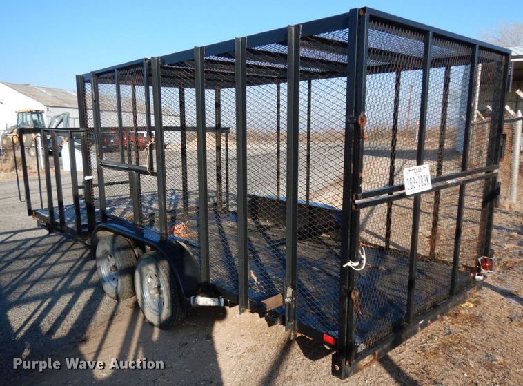 image for item DJ7254 2019 C&M utility trailer