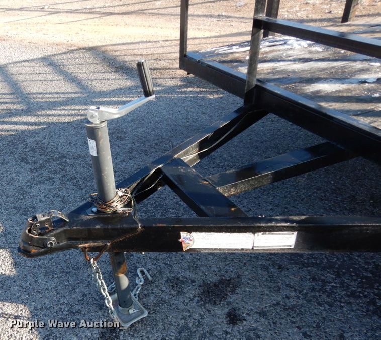 image for item DJ7254 2019 C&M utility trailer