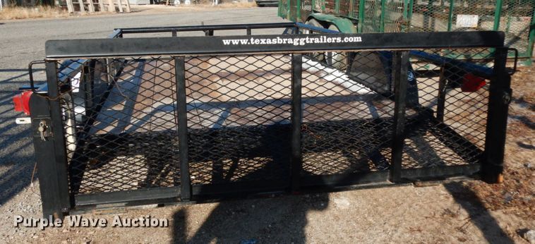 image for item DJ7256 2016 Texas Bragg NA612P29 utility trailer