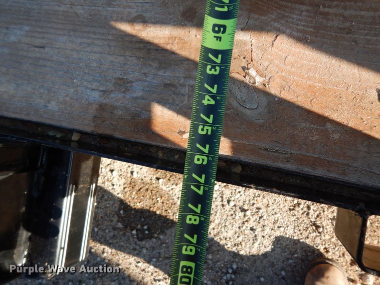 image for item DJ7256 2016 Texas Bragg NA612P29 utility trailer