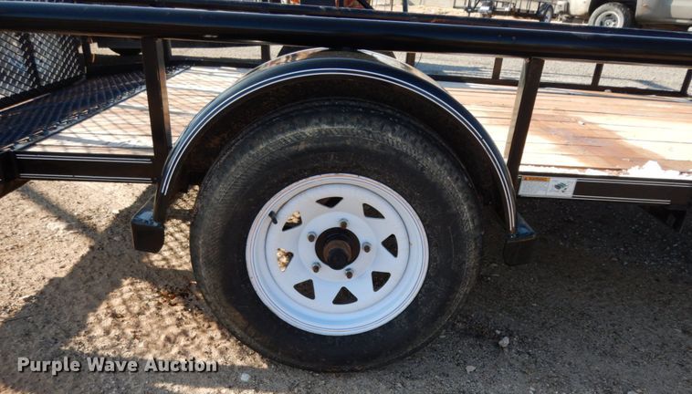 image for item DJ7256 2016 Texas Bragg NA612P29 utility trailer