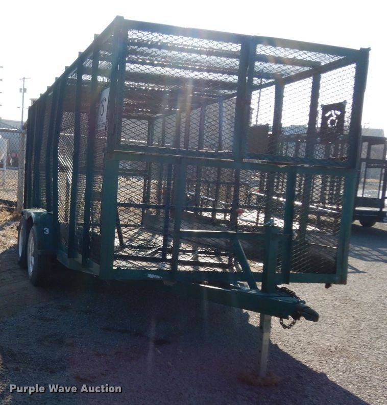 image for item DJ7257 2000 Tex Mex utility trailer