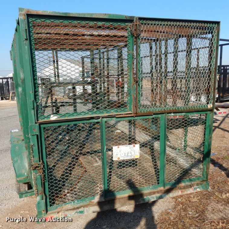 image for item DJ7257 2000 Tex Mex utility trailer