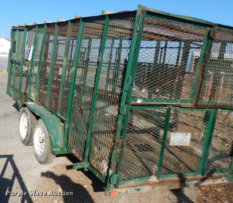 image for item DJ7257 2000 Tex Mex utility trailer