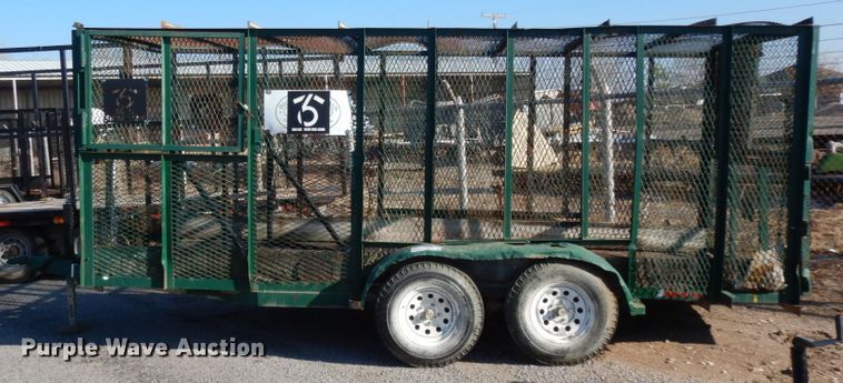 image for item DJ7257 2000 Tex Mex utility trailer
