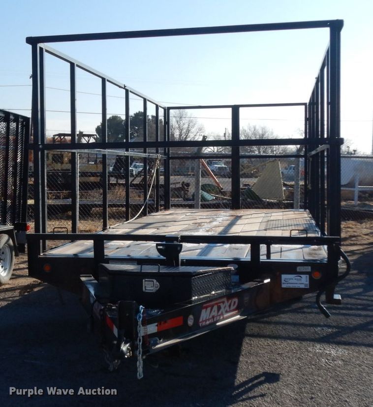 image for item DJ7258 2017 Maxey steel dump trailer