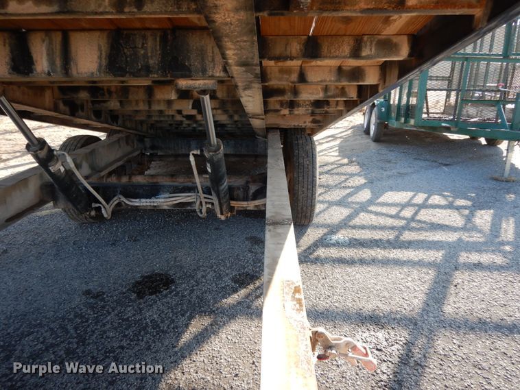 image for item DJ7258 2017 Maxey steel dump trailer