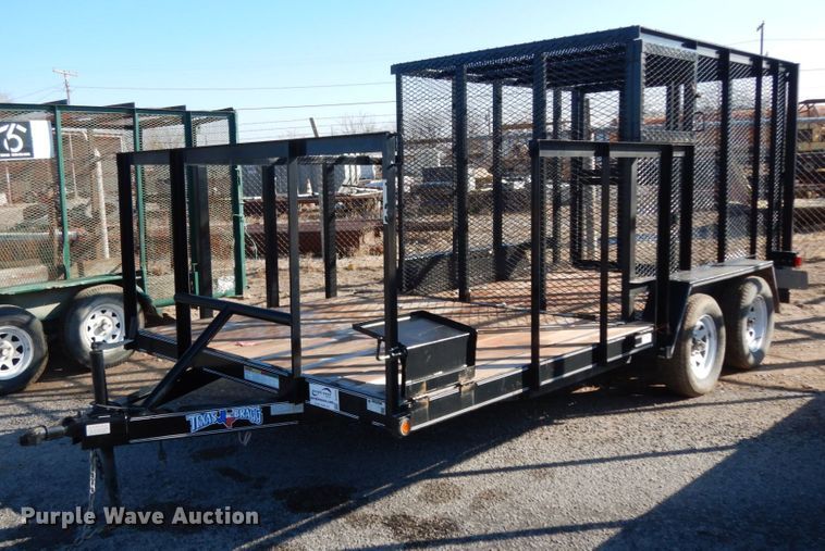 image for item DJ7259 2017 Texas Bragg utility trailer