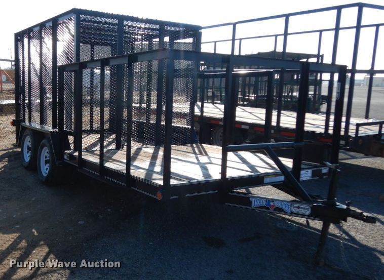 image for item DJ7259 2017 Texas Bragg utility trailer