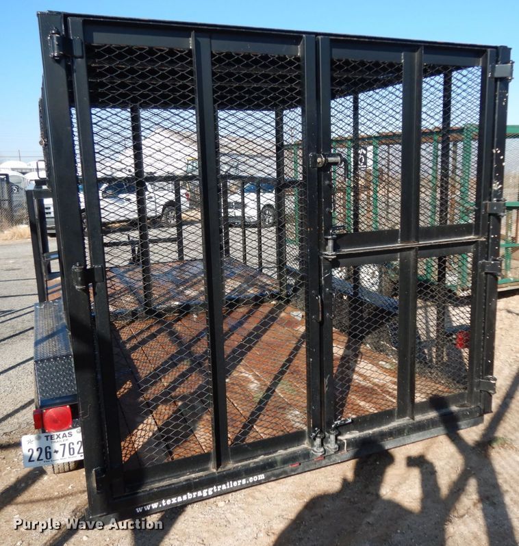 image for item DJ7259 2017 Texas Bragg utility trailer