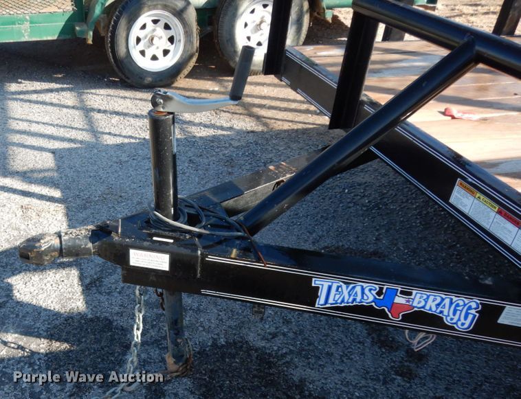 image for item DJ7259 2017 Texas Bragg utility trailer