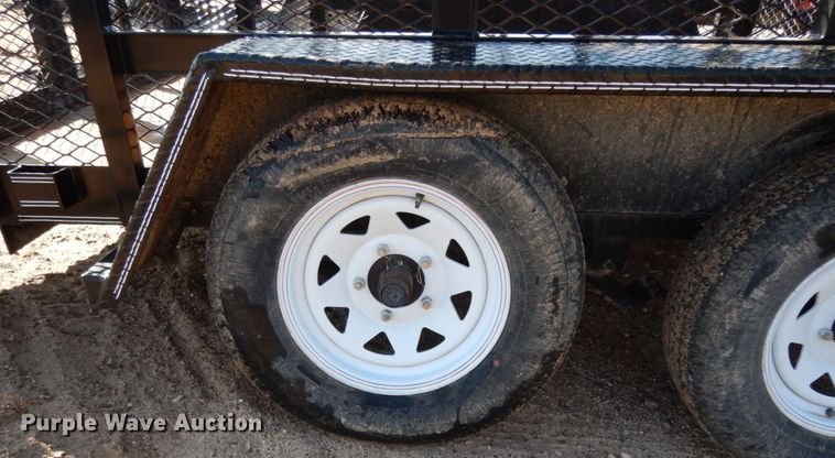 image for item DJ7259 2017 Texas Bragg utility trailer