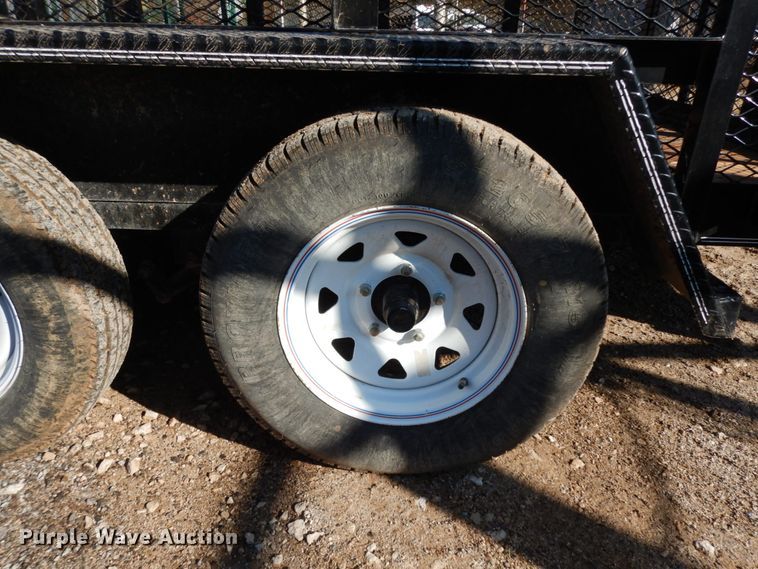 image for item DJ7259 2017 Texas Bragg utility trailer