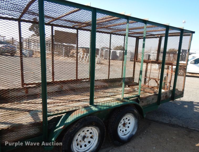 image for item DJ7260 2000 Tex Mex utility trailer