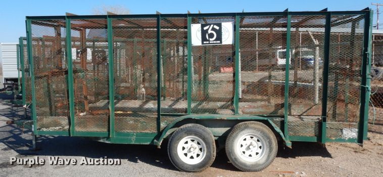 image for item DJ7260 2000 Tex Mex utility trailer