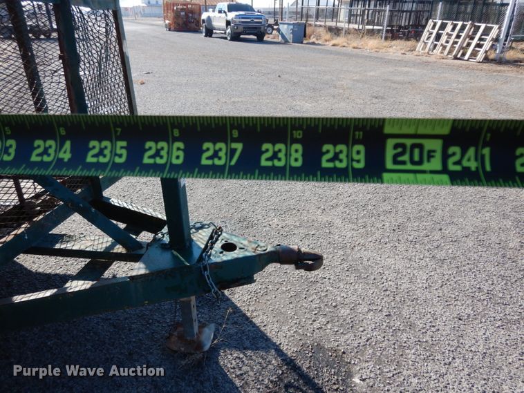 image for item DJ7260 2000 Tex Mex utility trailer