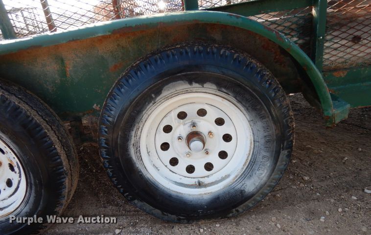 image for item DJ7260 2000 Tex Mex utility trailer