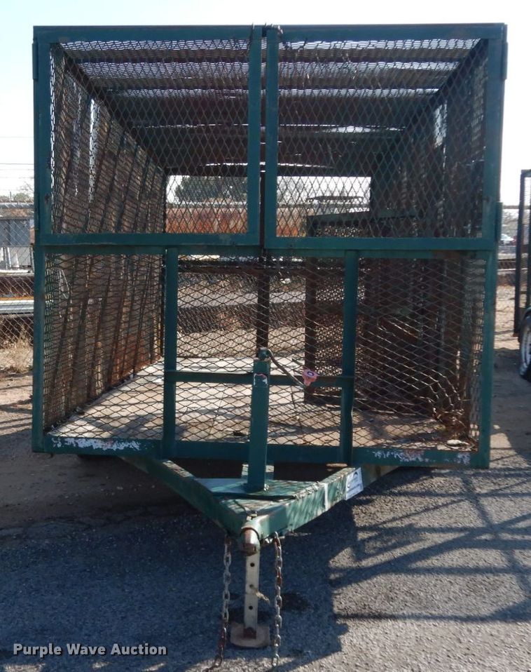 image for item DJ7261 2000 Tex Mex utility trailer