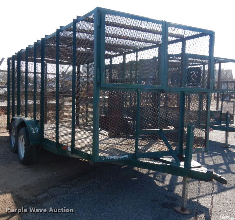 image for item DJ7261 2000 Tex Mex utility trailer