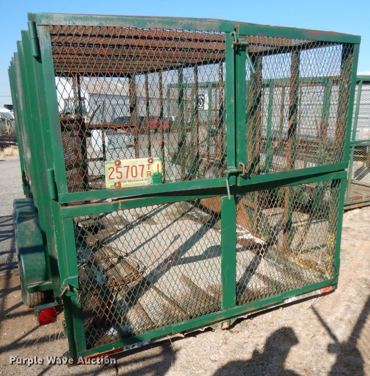 image for item DJ7261 2000 Tex Mex utility trailer