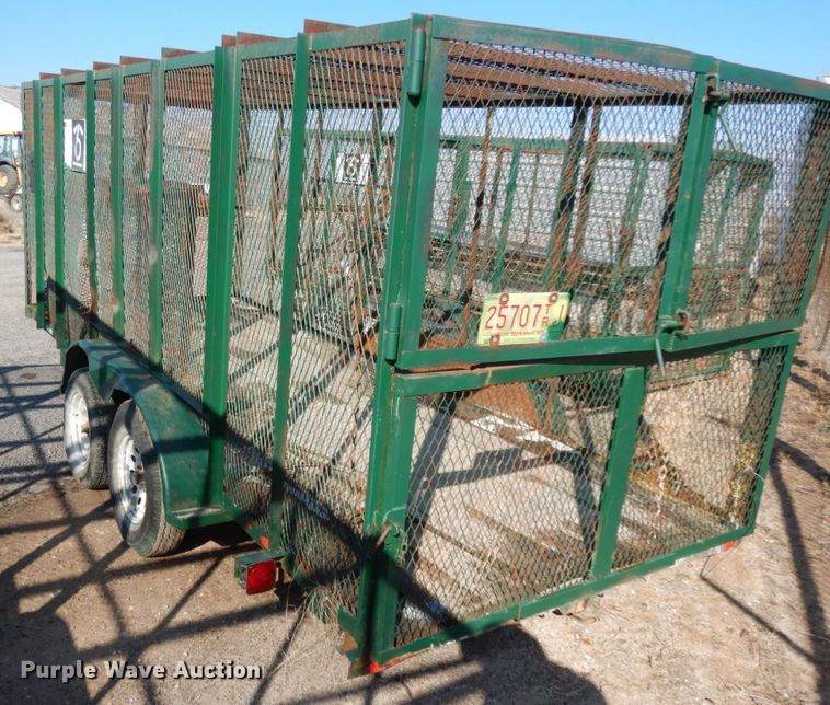 image for item DJ7261 2000 Tex Mex utility trailer