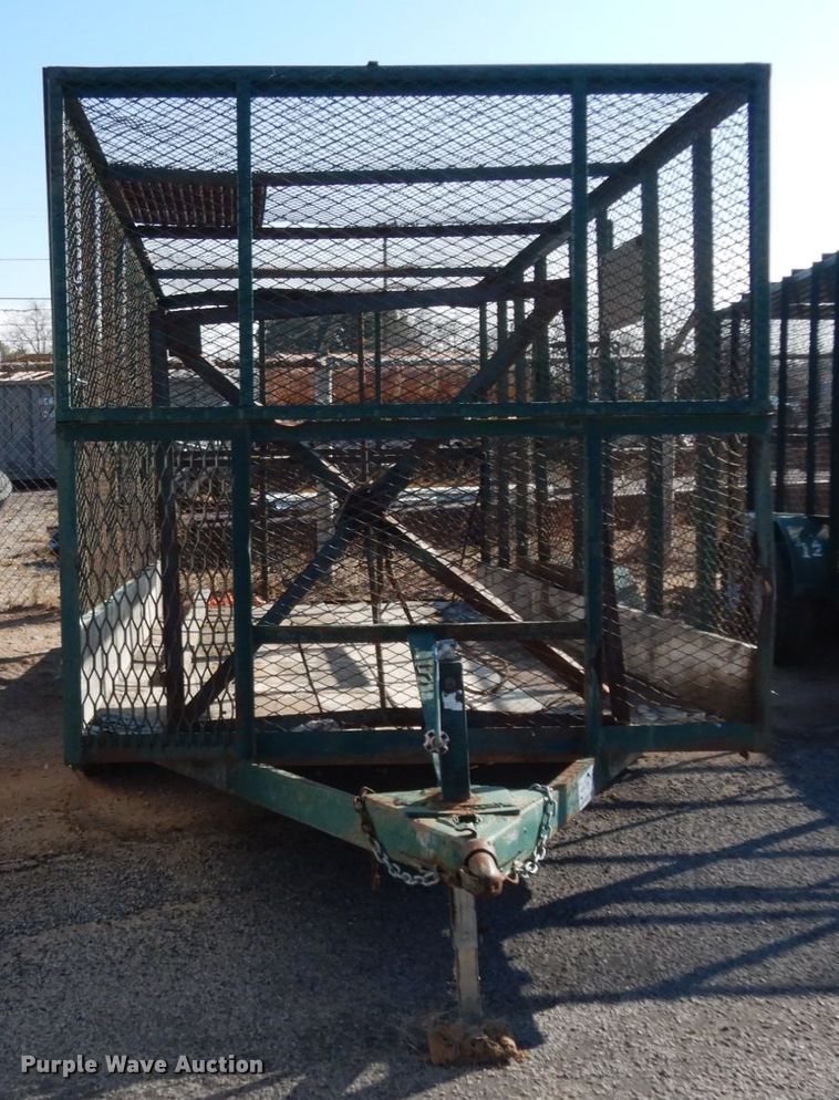 image for item DJ7262 2003 Tex Mex utility trailer