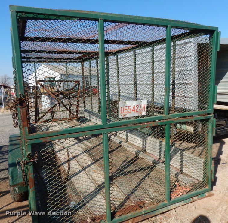 image for item DJ7262 2003 Tex Mex utility trailer