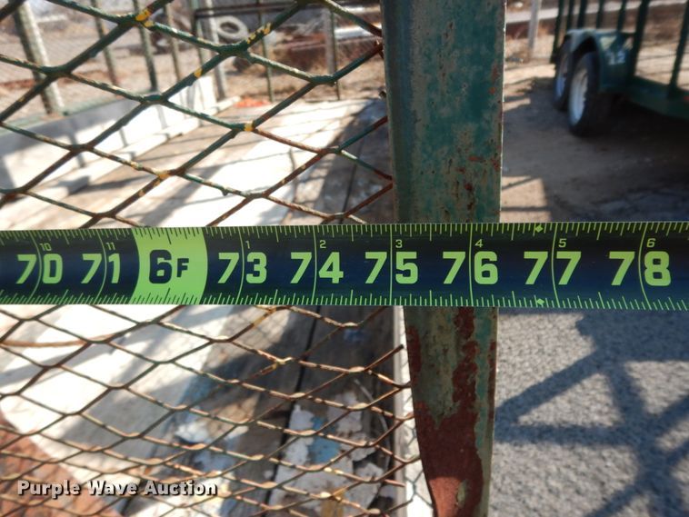 image for item DJ7262 2003 Tex Mex utility trailer