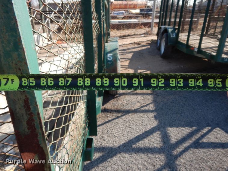 image for item DJ7262 2003 Tex Mex utility trailer