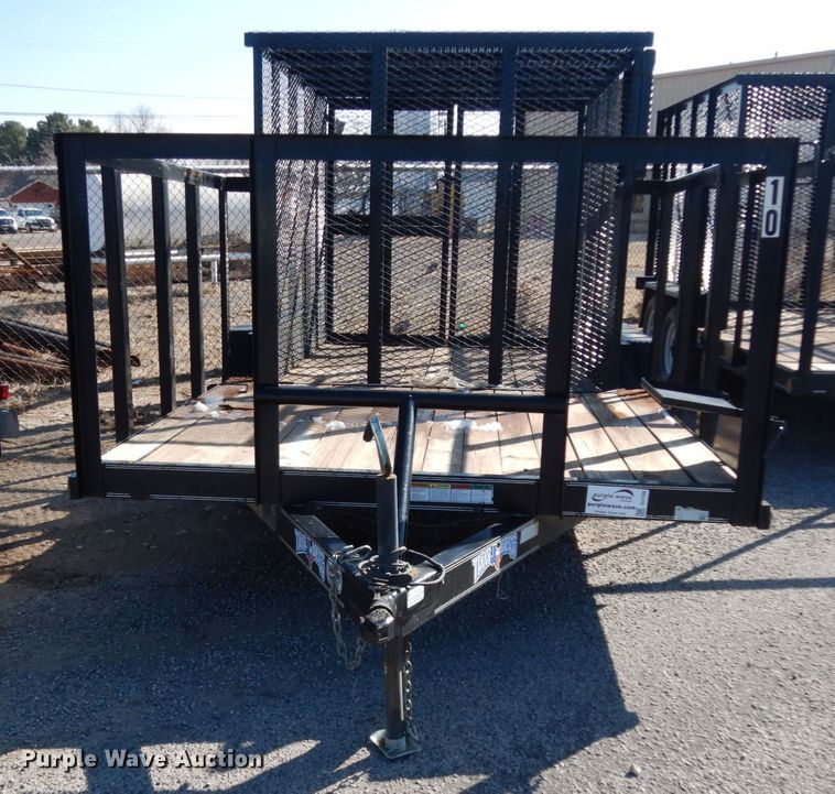 image for item DJ7268 2016 Texas Bragg utility trailer